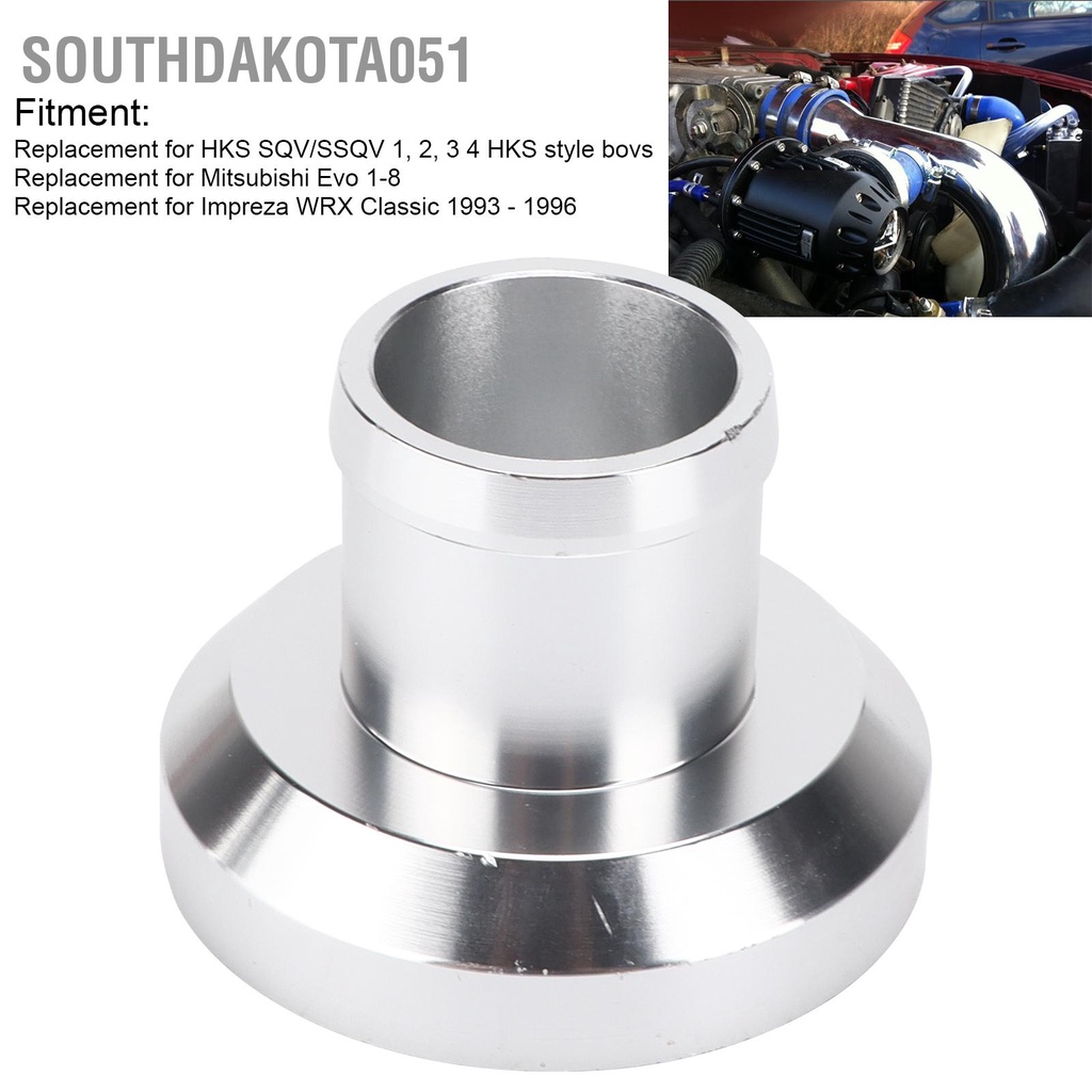Southdakota051 Turbo Blow Off Van Bộ điều hợp mặt bích Thay thế bằng nhôm cho HKS SQV SSQV 1 2 3 4 BOV