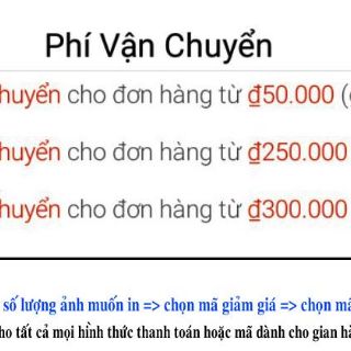 In ảnh 6x9 giá 1k 1 tấm ( tặng kẹp và dây treo ảnh)