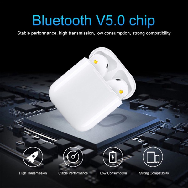 Tai Nghe Nhét Tai Không Dây I8000 Tws Kết Nối Bluetooth V5.0 Kèm Hộp Sạc | BigBuy360 - bigbuy360.vn