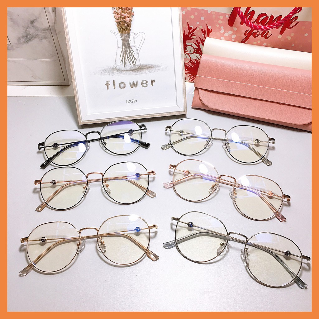 [Gía siêu rẻ] Gọng kính tròn 2990 nhận cắt cận viễn loạn