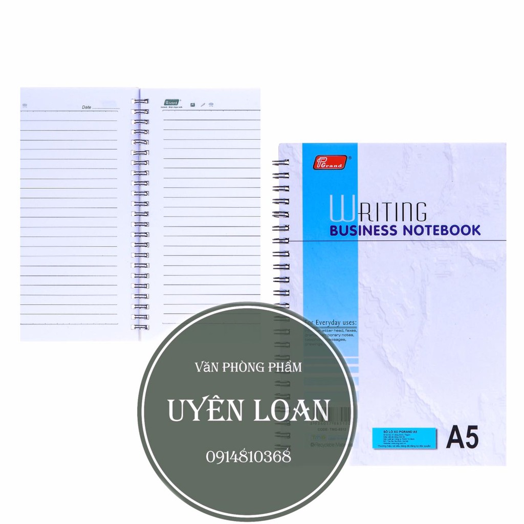 📖 Sổ Grand A5 Mỏng 50 Trang
