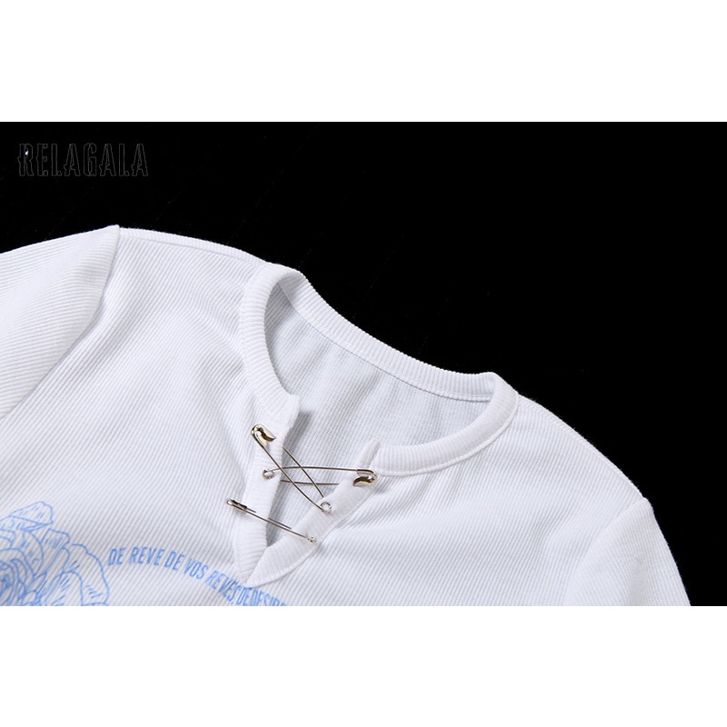 Áo Thun Nữ Tay Ngắn Màu Trơn Gợi Cảm Thời Trang | BigBuy360 - bigbuy360.vn