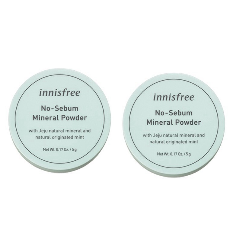 Phấn Phủ Kiềm Dầu Dạng Bột Khoáng Innisfree No Sebum Mineral Powder 5g Không Màu (Mẫu Mới)