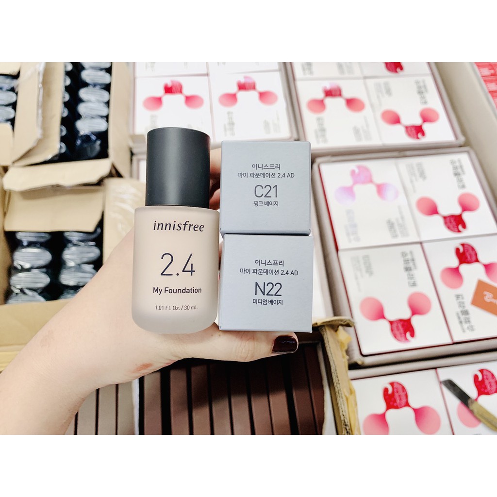 KEM NỀN TRANG ĐIỂM INNISFREE MY FOUNDATION 30ML