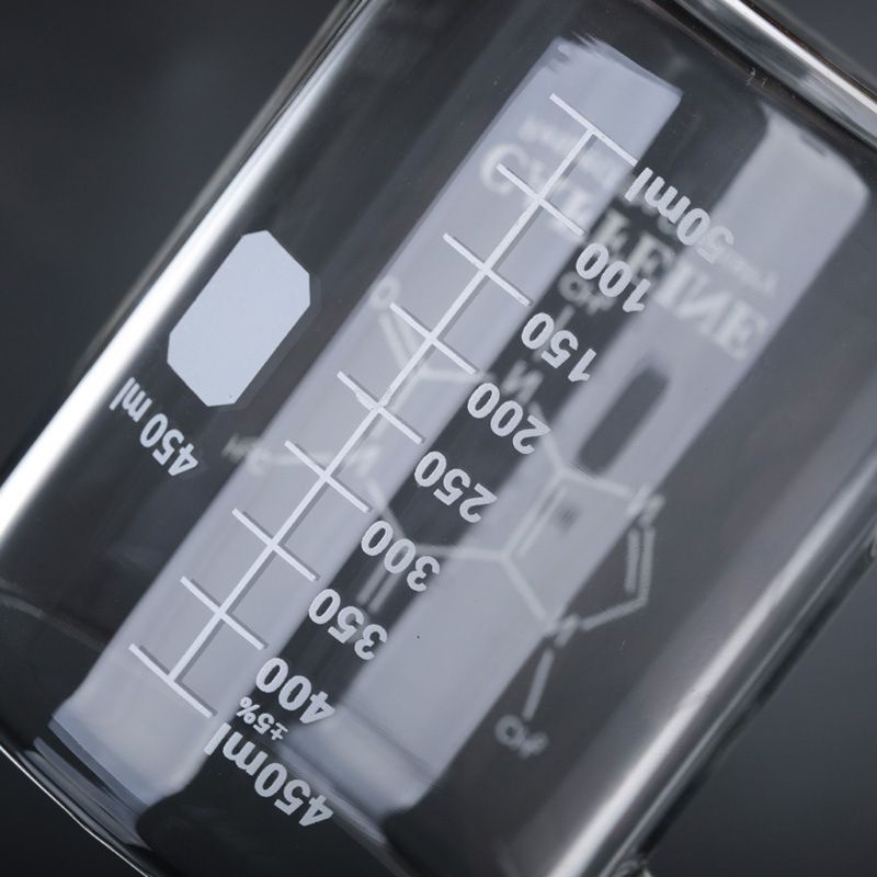 Cốc Thủy Tinh Borosilicate Hóa Học Có Tay Cầm Và Đo Lường Bền Bỉ