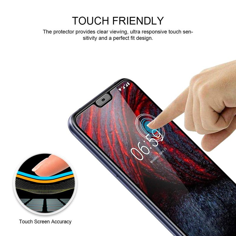 Set 2 kính cường lực bảo vệ màn hình cho Nokia 6.1 Plus