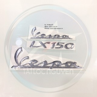 TEM VESPA CHỮ NỔI