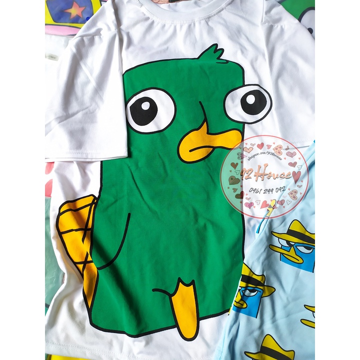 Bộ quần dài áo phông vịt pery quần sọc caro ống rộng unisex