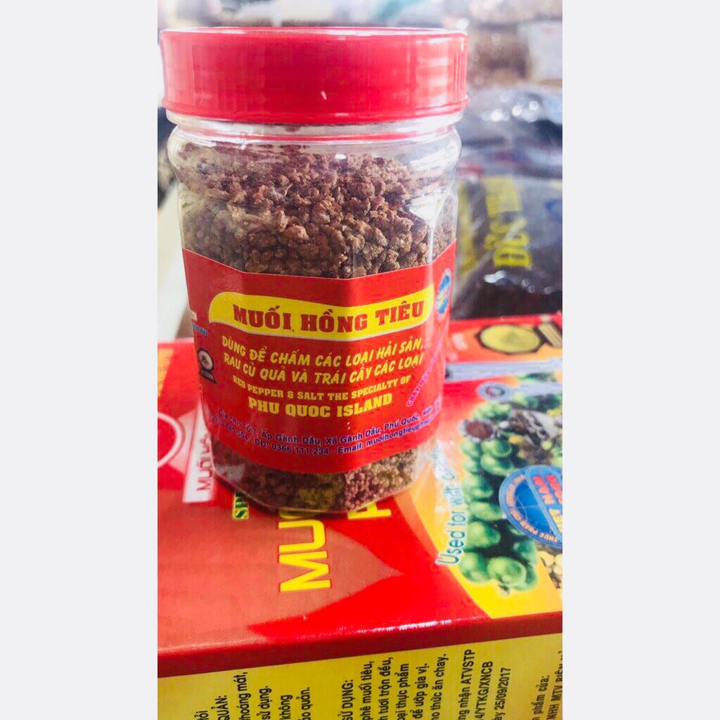 Hủ Muối Hồng Tiêu Phú Quốc 120g Hàng tiêu chuẩn