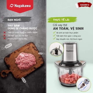 Máy xay thịt Nagakawa NAG0812