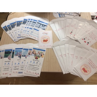 Combo 100 phôi bao lì xì trắng dày đẹp siêu rẻ 100k
