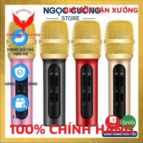 (Hàng có sẵn) Bộ Micro C11 Live Stream, Hát Karaoke Chuyên Nghiệp Mới, Đầy Đủ Phụ Kiện Tai Nghe, Cáp Sạc, Dây LiveStream