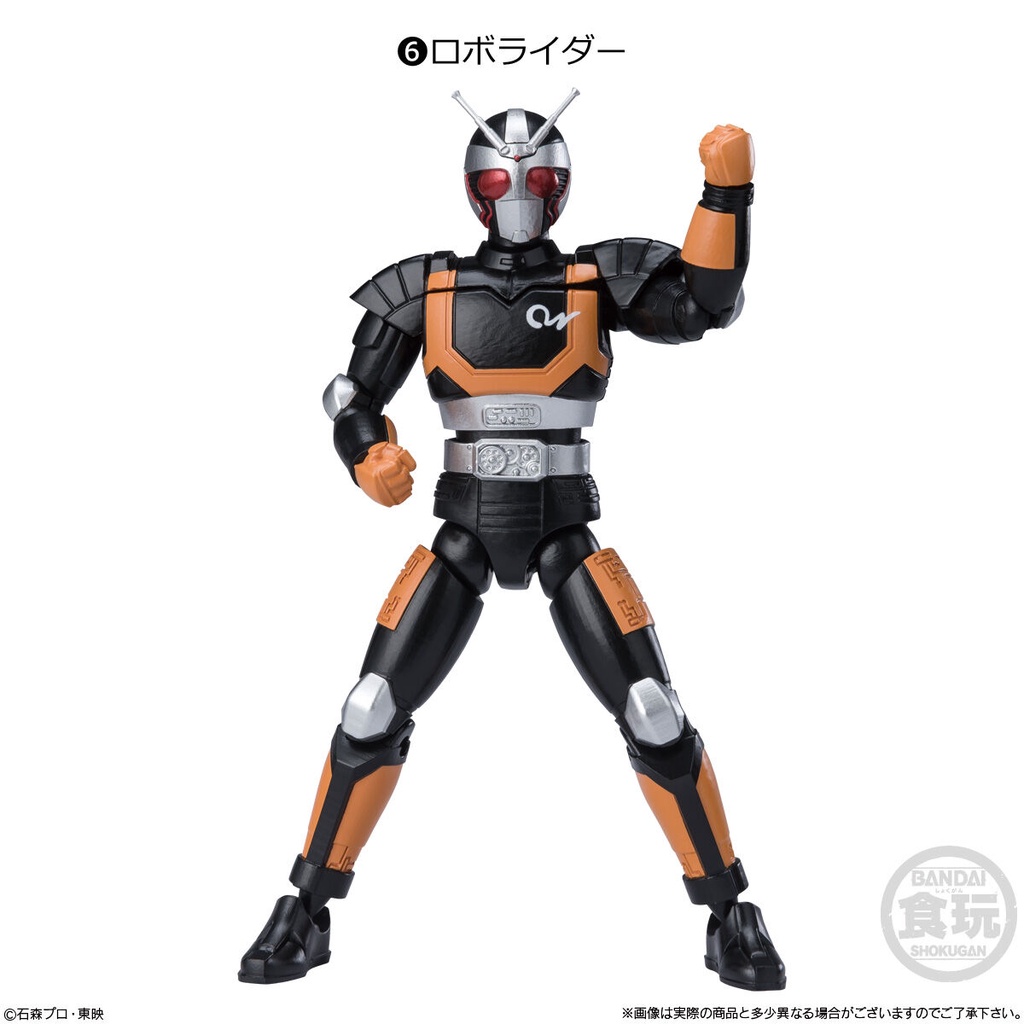 Mô hình Shodo Kamen Rider Double Cyclone Joker, Accel, Zero Two, Black Aqua - SODO