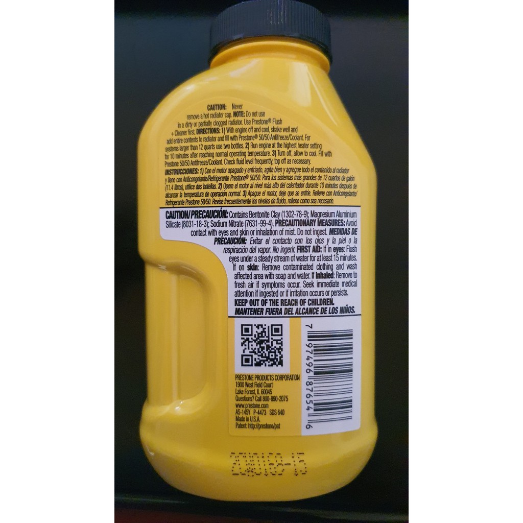 Dung dịch vá két nước nước Prestone