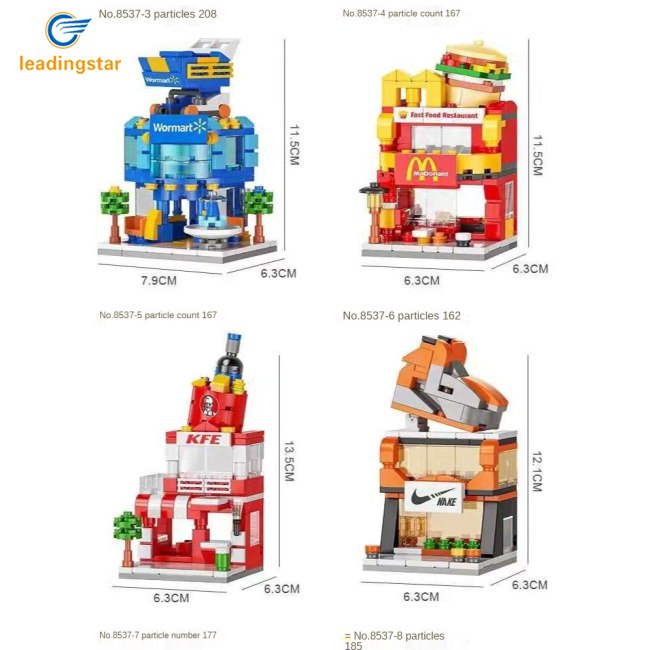 Bộ Đồ Chơi Lắp Ráp Lego 208 Mảnh Ghép Mô Hình Nhà Búp Bê Mcdonald 'S