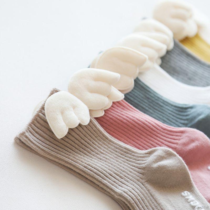 Vớ cotton thoáng khí chống trượt dành cho các bé