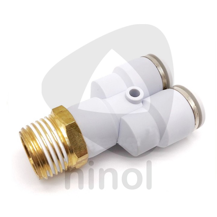 Nối chữ Y ren ngoài khí nén STNC YPX nối ống 4mm, 6mm, 8mm, 10mm