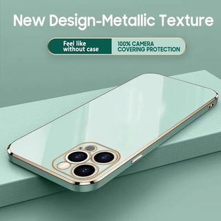 Ốp điện thoại silicon mạ điện dáng vuông cổ điển sang trọng cho iPhone 11 12 Pro ip12 ip11 Mini Max 4G 5G 2022