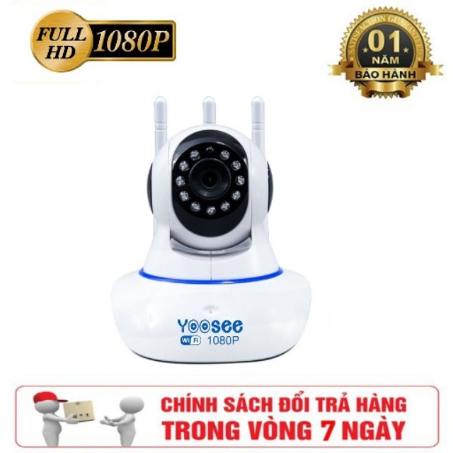 Camera wifi 3 râu chính hãng