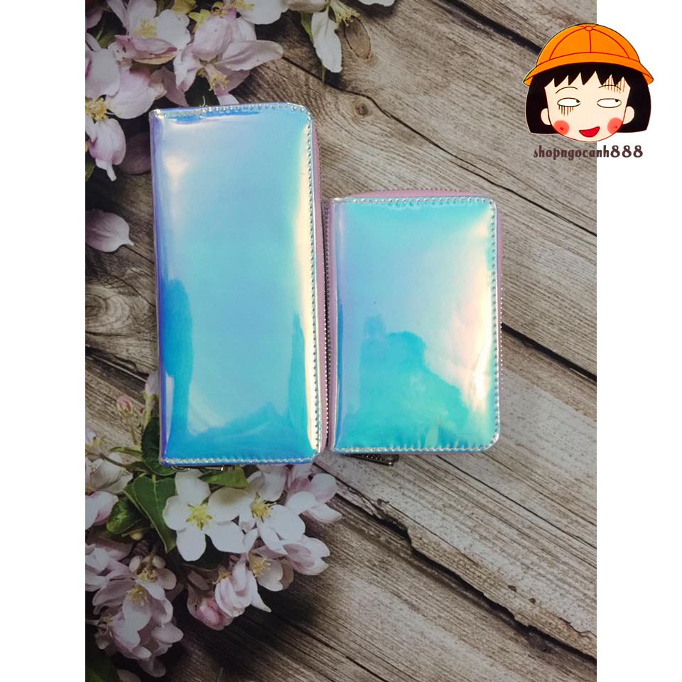 Bóp Ví Hologram Siêu Cá Tính Cực Chất Full Size Chất Xịn Ánh Xanh Hồng! | BigBuy360 - bigbuy360.vn