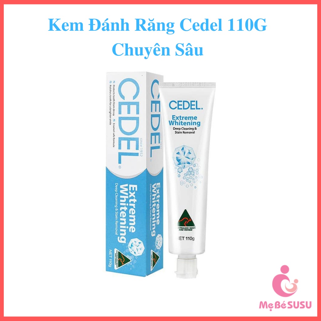 Kem Đánh Răng Cedel 110G Chuyên Sâu, Bảo Vệ Răng Vượt Trội Hàng Úc