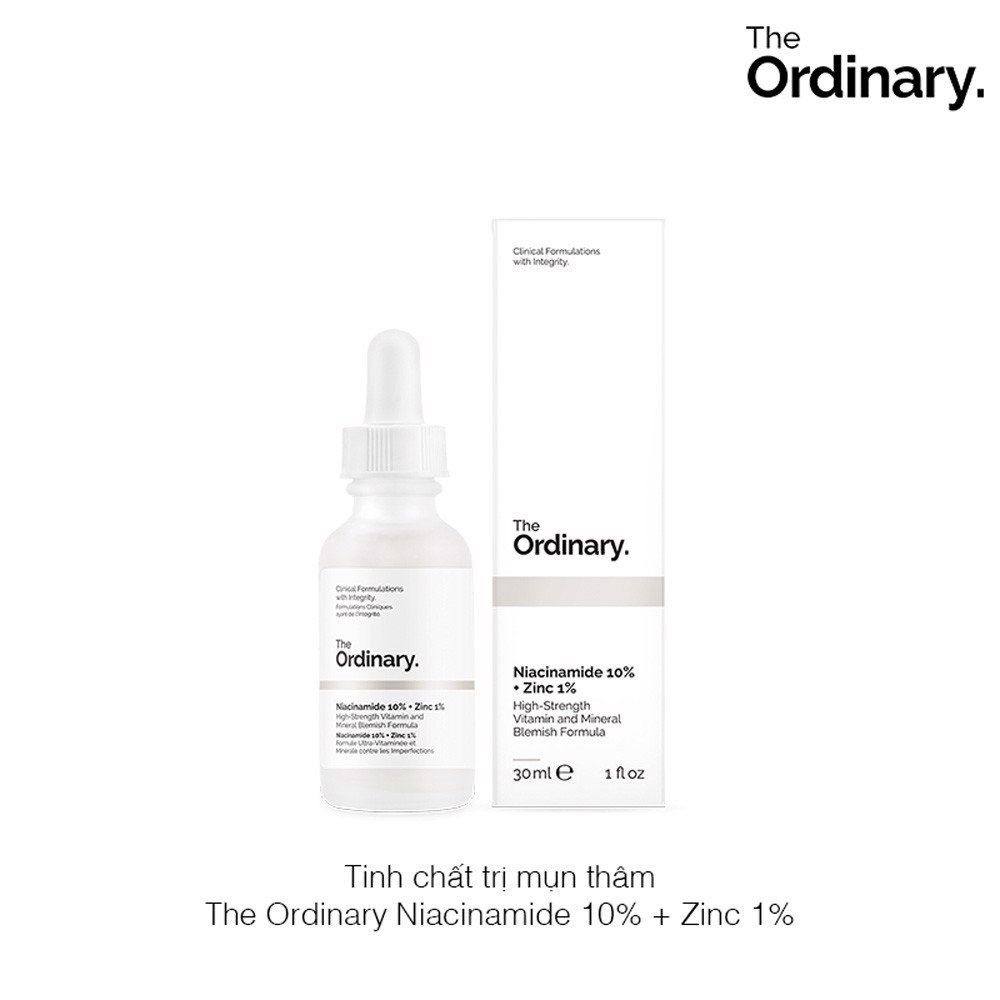 SERUM NGĂN NGỪA MỤN, SÁNG DA NIACINAMIDE 10% + ZINC 1% THE ORDINARY