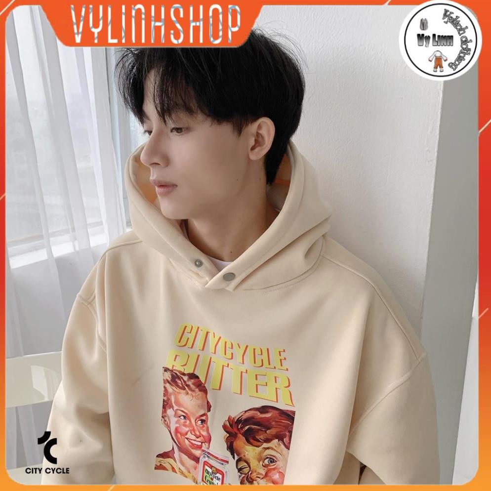 Hoodie Nam VYLINHSHOP Áo hoodie local brand butter City Cycle dài tay có mũ form rộng unisex Dày Ấm Nhiều Màu