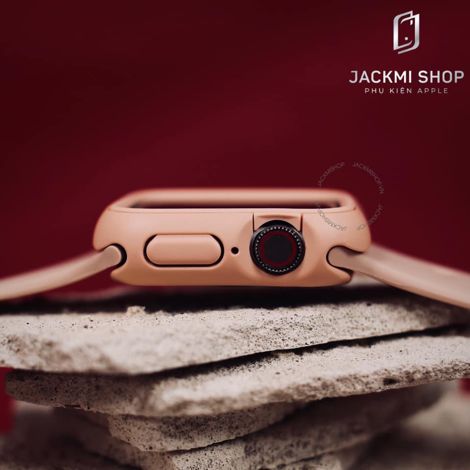 [COMBO 3 MÓN CHÍNH HÃNG] DÂY SILICON SPIGEN CHO APPLE WACTH + CASE AIRPODS SPIGEN + ỐP VIỀN RHINOSHIELD CHO APPLE WATCH