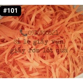 100gr giấy rơm lót hộp quà, giấy kraft cắt sợi lót hộp quà tặng