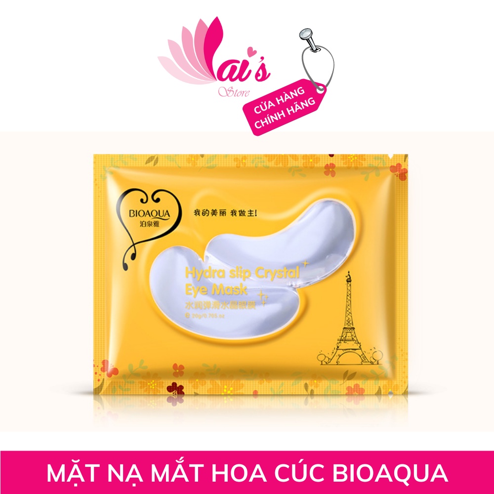 Mặt Nạ Mắt Collagen Hoa Cúc Bioaqua Dưỡng Ẩm, Giữ Ẩm, Xóa Tan Quầng Thâm Mắt, Mờ Nếp Nhăn, Săn Chắc Da Chính Hãng