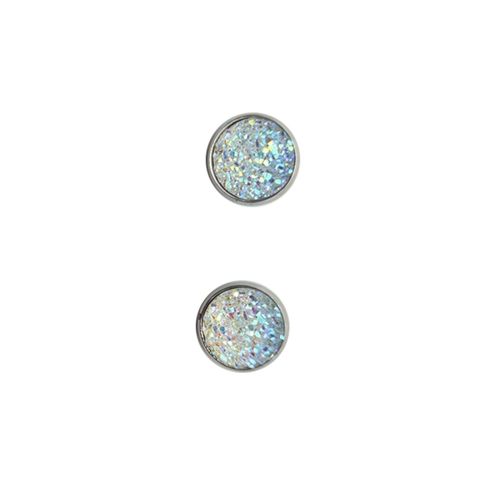Khuyên Tai Ngôi Sao Năm Cánh Bằng Thép Không Gỉ 1 / 2 / 3 / 5 12mm