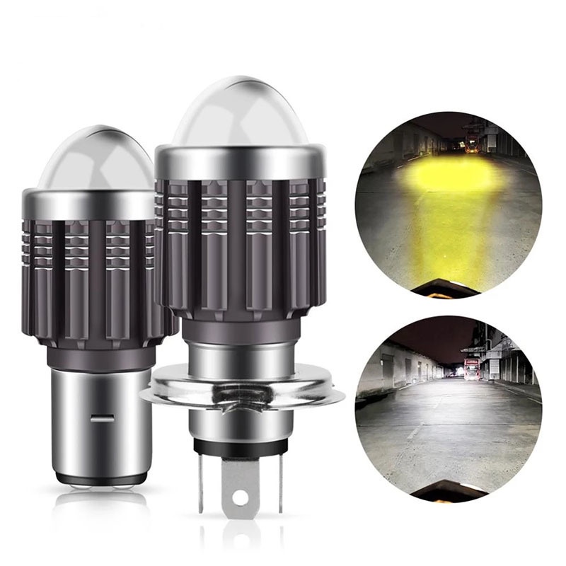 Bóng đèn pha 12-80V siêu sáng chất lượng cao tiện dụng cho xe máy