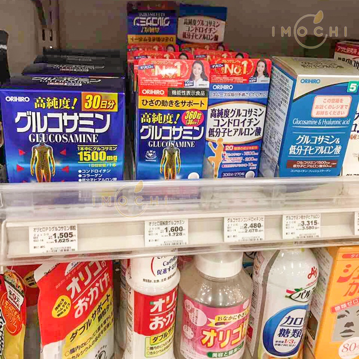 Thực phẩm chức năng xương khớp Glucosamin Orihiro Nhật Bản hộp 900 viên