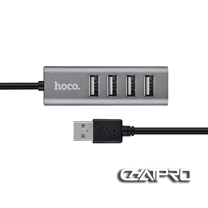 Xả hàng - Bộ hub chia 4 cổng USB Hoco HB1 chính hãng