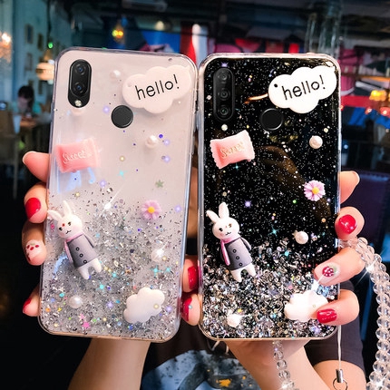 Ốp điện thoại hình thỏ đáng yêu cho Samsung Galaxy Note 10 Plus 10+ Note 10 9 8 S10 S9 S8 Plus S10 5G S10e