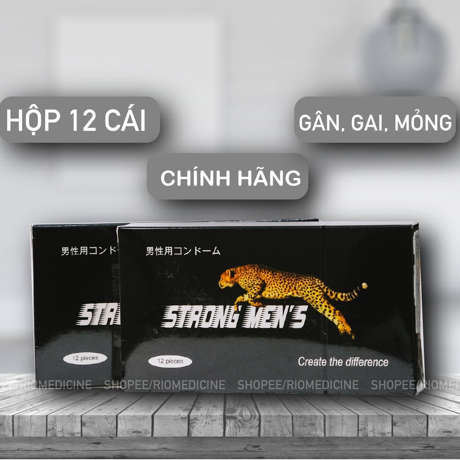 BCS STRONG MAN CÓ  GAI  HỘP 12 CHIẾC NHẬT BẢN