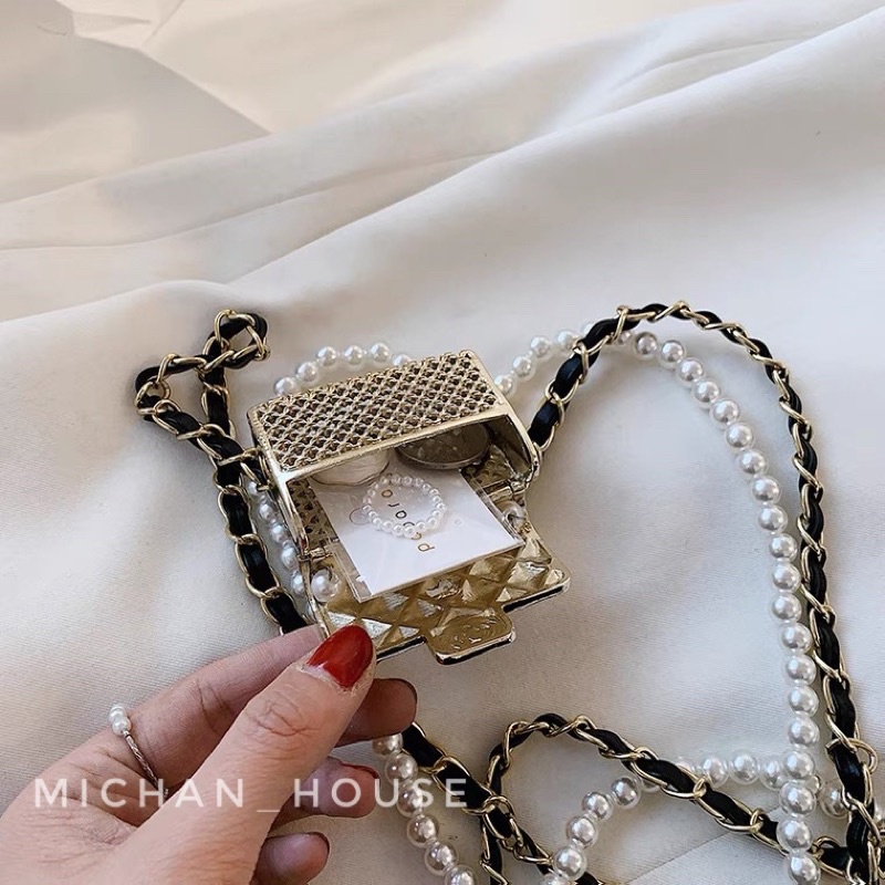 Túi xách mini hai dây đeo chéo cá tính