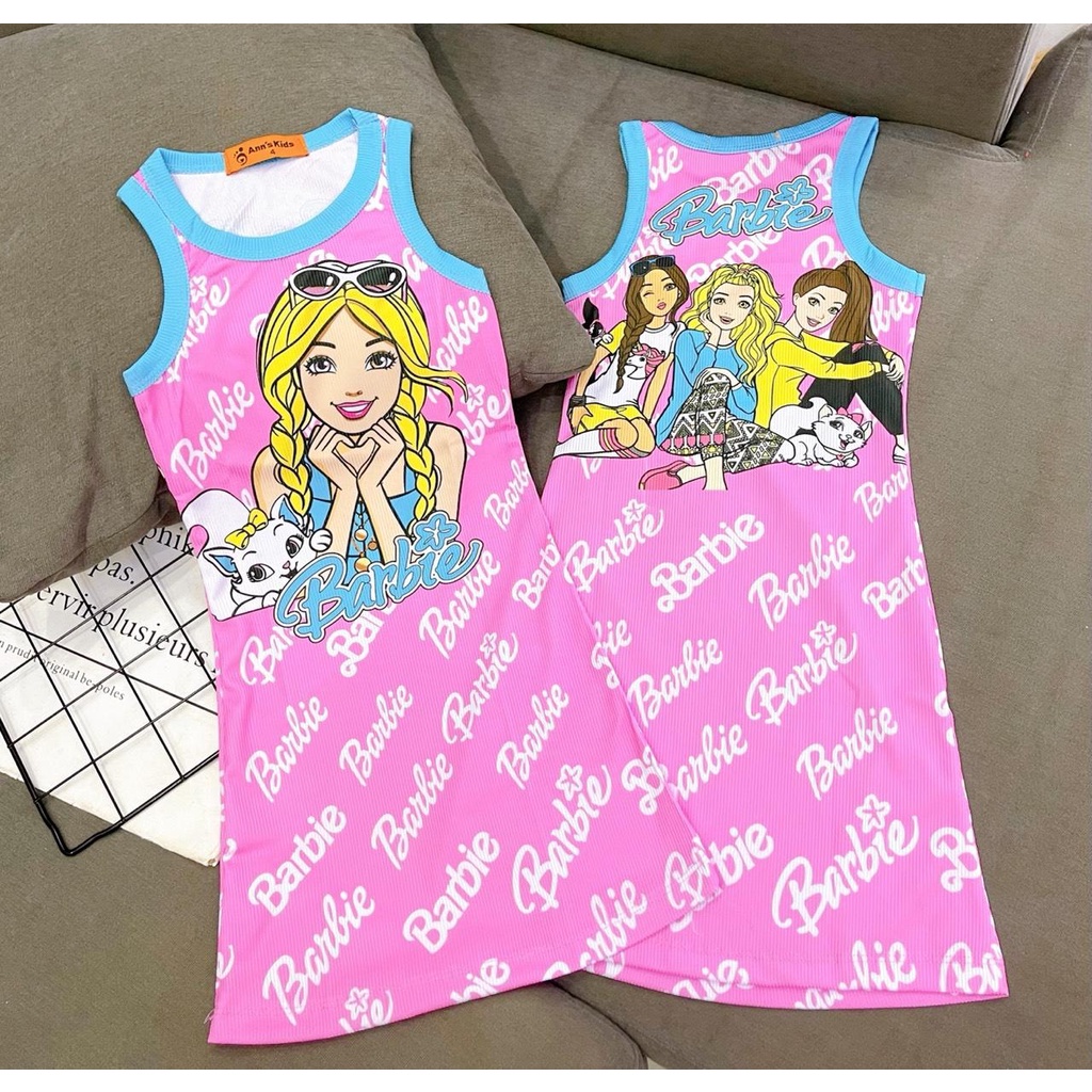 [23-42kg]Đầm body bé gái size đại 8-10 tuổi vải thun gân lạnh Jennie kids J497