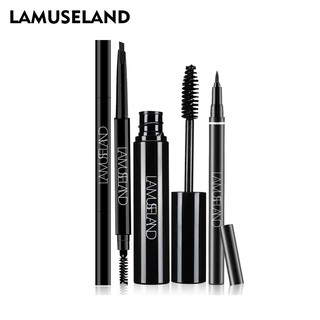Bộ Bút Kẻ Chân Mày + Bút Kẻ Mắt + Mascara LAMUSELAND LAS203 Trang Điểm Chống Nước Lâu Trôi