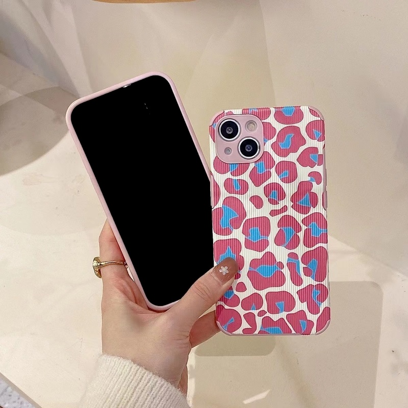 Ốp Điện Thoại Mềm Chống Sốc Họa Tiết Da Báo Thời Trang Cho iPhone 13 12 11Pro Max X XR XS Max 8 7 Plus