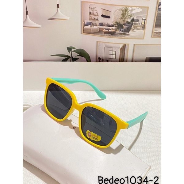 Kính mát mat em bé chống UV400, thiết kế mắt tròn dễ đeo, màu sắc thời trang