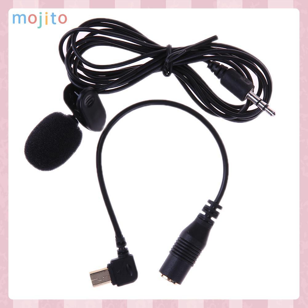 MOJITO Professional Mini USB External Mic Microphone With Clip for GoPro Hero 3/3+