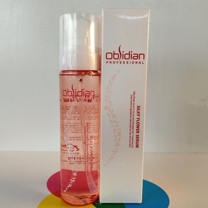 HUYẾT THANH DƯỠNG TÓC SIÊU MỀM MƯỢT OBSIDIAN SILKY FLOWER SERUM 110ml