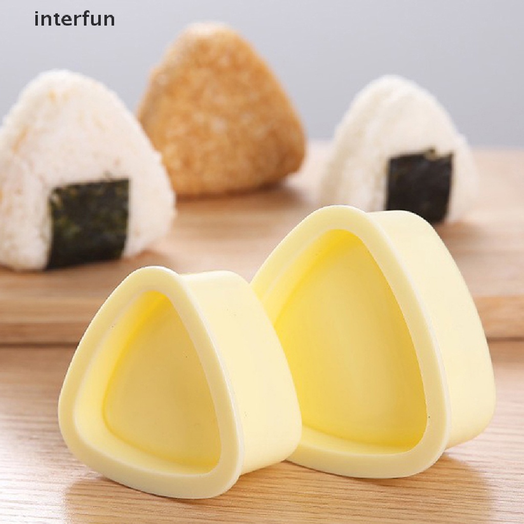 Set 3 Khuôn Làm Sushi Hình Tam Giác DIY