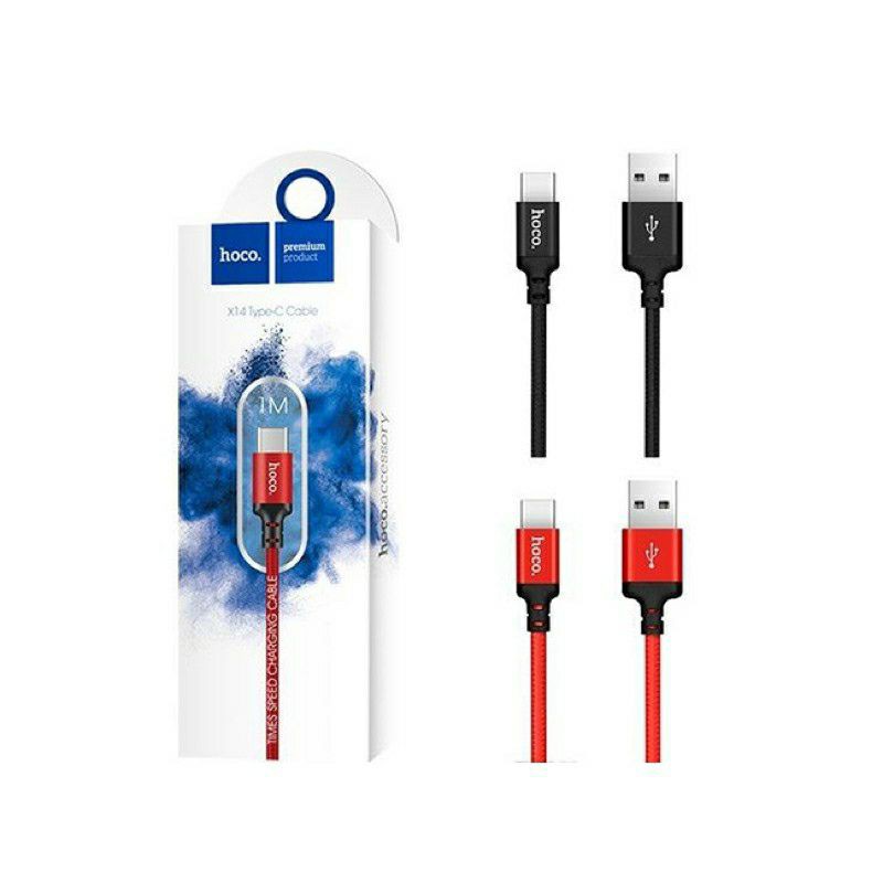 Cáp Sạc iphone, Samsung Dây Dù Hoco X14 Dài 1M, 2M - Sạc IPhone IPad SamSung Type C - Chất Lượng Cao
