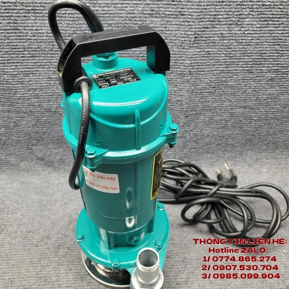 Máy bơm chìm nước sạch dùng điện 220V công suất 400W total TWP64001 - bơm tỏm thả ngập nước có công tắc phao tự động