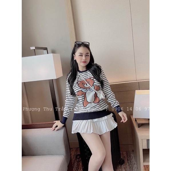 Áo kẻ gấu nâu TT6