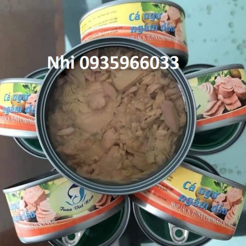 Cá ngừ ngâm dầu Skipjack Tuna chunk (miếng) 140gr/ lon