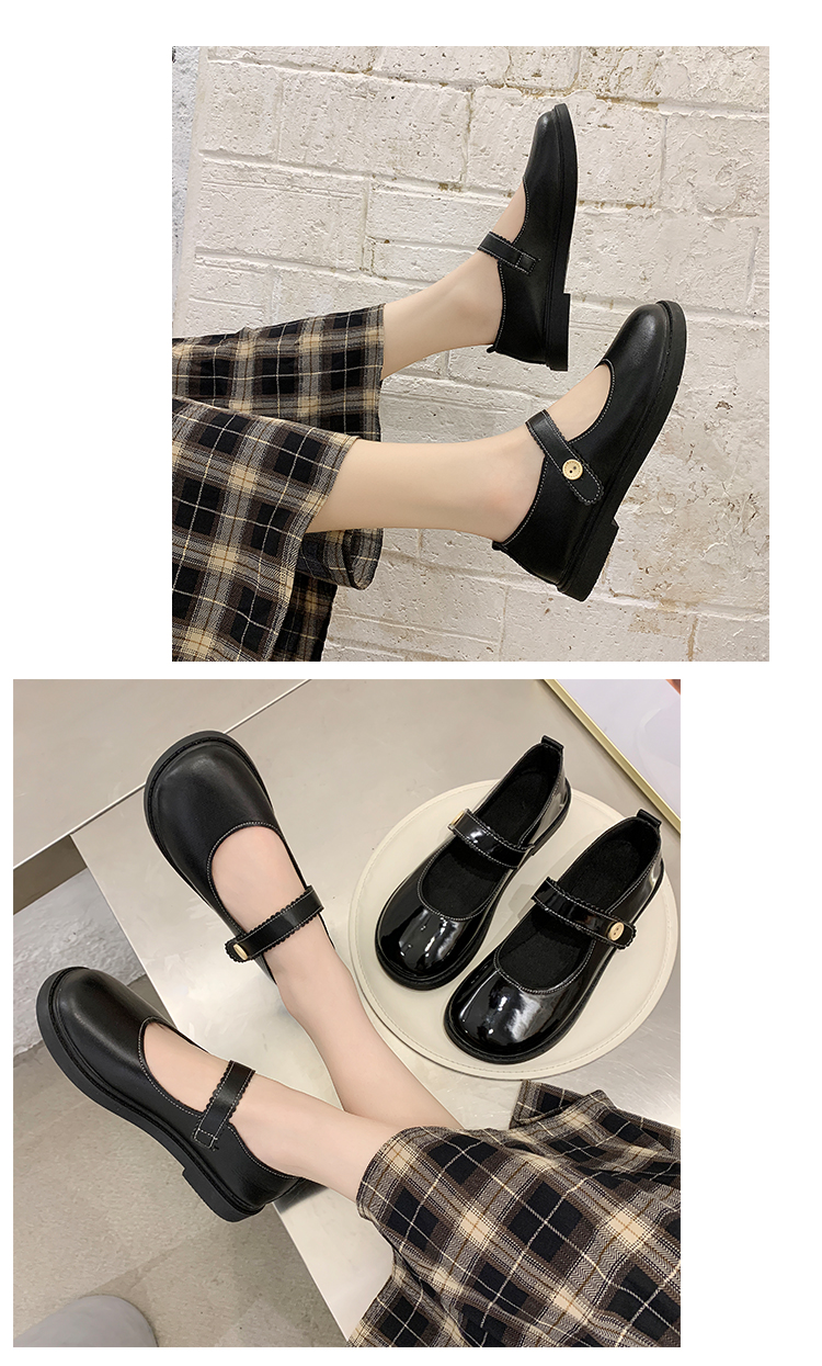 Oxford shoes patent leather classic style for women