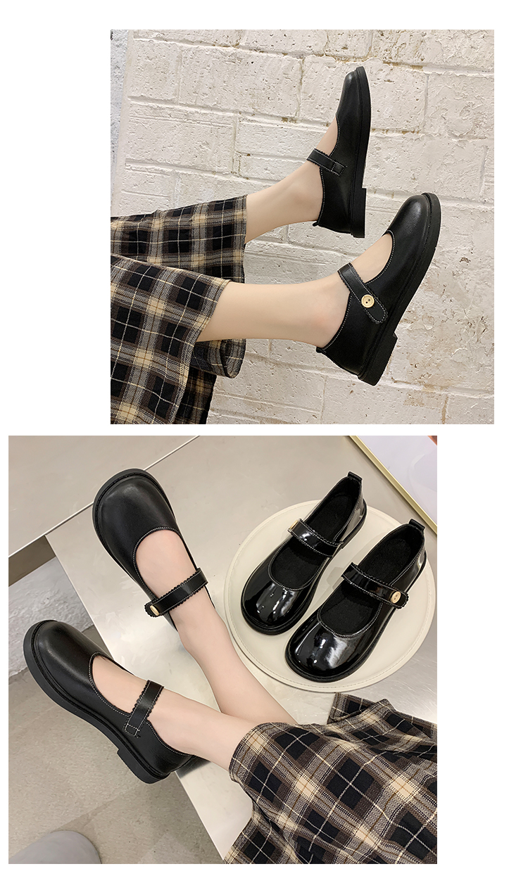 Oxford shoes patent leather classic style for women | BigBuy360 - bigbuy360.vn